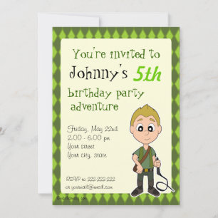 Invitations à imprimer pour l'anniversaire du garç