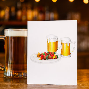 Invitations À La Bière Et Au Barbecue