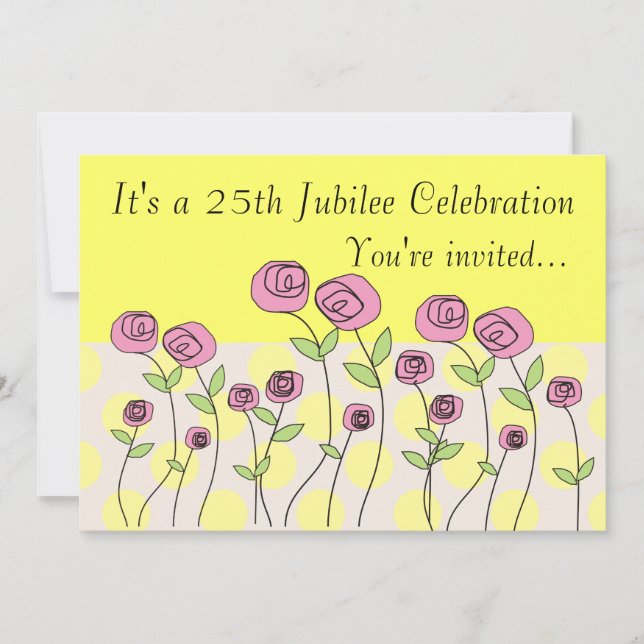 Invitations à la célébration du 25e Jubilé de Soeu (Devant)