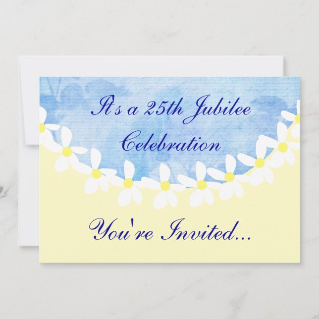 Invitations à la célébration du 25e Jubilé de Soeu (Devant)