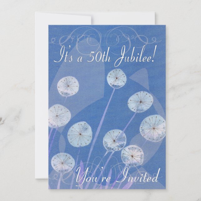 Invitations à la célébration du 50e anniversaire d (Devant)