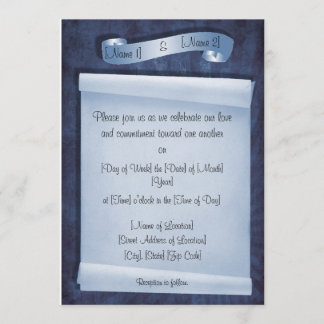 Invitations à la cérémonie d'engagement