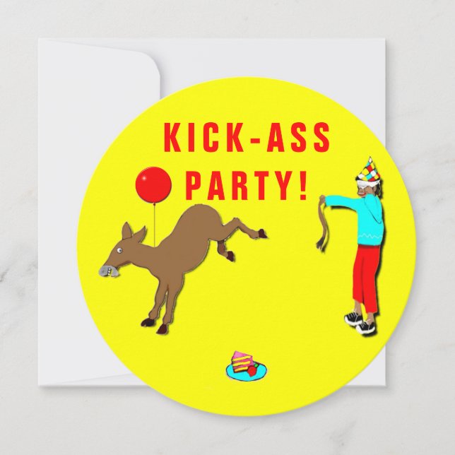 invitations à la fête d'anniversaire adulte (Devant)