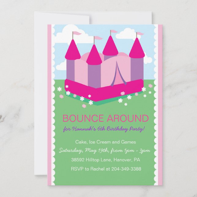 Invitations à la fête d'anniversaire de la Maison  (Devant)
