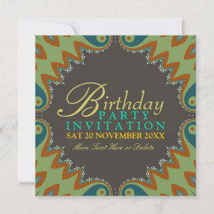 Invitations à la fête d'anniversaire de la tribu b