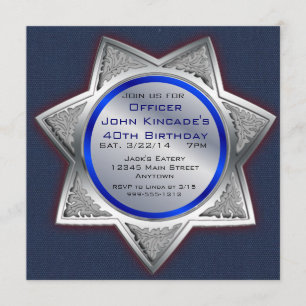 Invitations à la fête d'anniversaire de l'insigne 