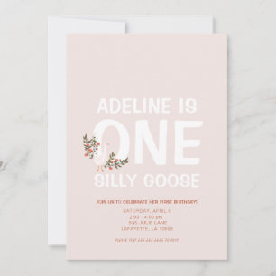 Invitations à la fête d'anniversaire de l'oie bête