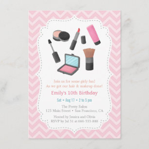 Invitations à la fête d'anniversaire des filles