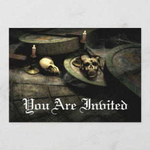 Invitations à la fête d'anniversaire gothique