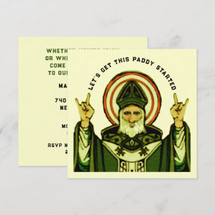 Invitations à la fête de la Saint Patrick