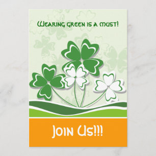 Invitations à la fête de la Saint Patrick