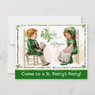 Invitations à la fête de la Saint Patrick de Victo