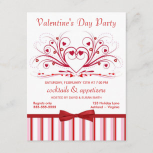 Invitations à la fête de la Saint-Valentin