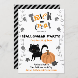 Invitations à la fête de l'Halloween