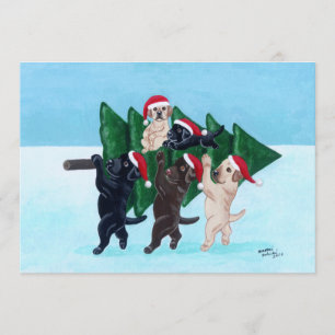 Invitations à la fête de Noël au Labrador