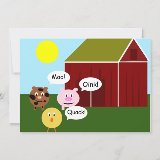 Invitations à la fête des Anniversaires de enfants (Devant)