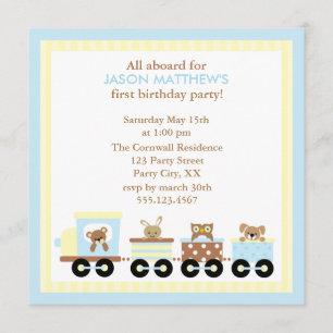 Invitations à la fête des Anniversaires de enfants