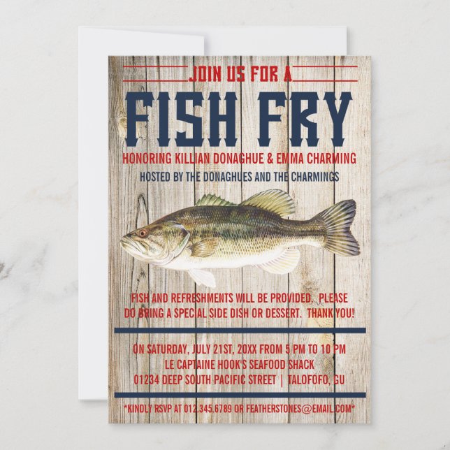 Invitations à la fête des poissons (Devant)