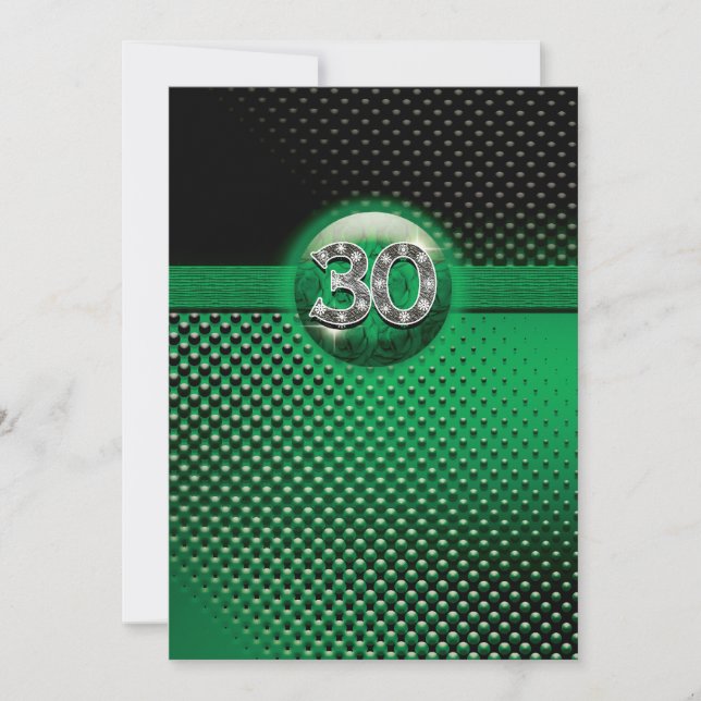 Invitations à la fête du 30e anniversaire - PERSON (Devant)