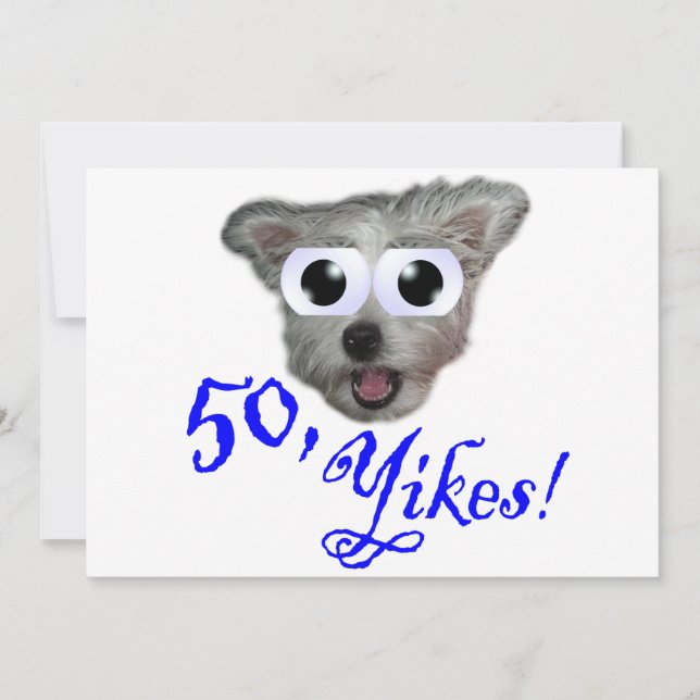 Invitations à la fête du 50e anniversaire (Devant)