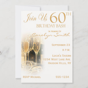 Invitations à la fête du 60e anniversaire