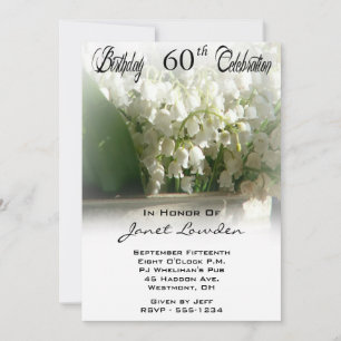 Invitations à la fête du 60e anniversaire