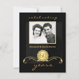 Invitations à la fête du 60e anniversaire Accents