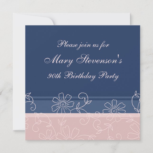 Invitations à la fête du 90e anniversaire de la fl (Devant)