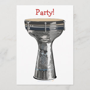 Invitations à la fête du tambour de Doumbek Darbuk