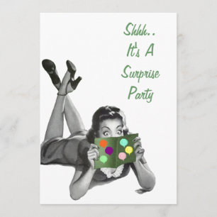 Invitations à la Fun Retro Surprise Party