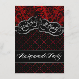 Invitations à la mascarade de masques de masque ro