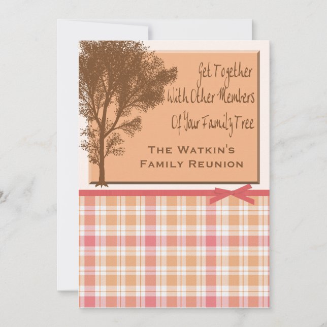 Invitations à la réunion familiale (Devant)