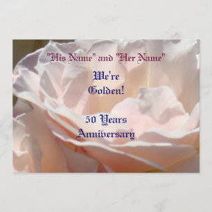 Invitations à l'occasion du 50e anniversaire de la