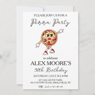 invitations à pizza italienne