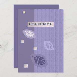 Invitations à plat personnalisées de fête d'annive