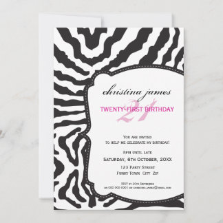 INVITATIONS À UN ÉVÉNEMENT SPÉCIAL :: superbe zèbr