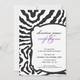 INVITATIONS À UN ÉVÉNEMENT SPÉCIAL :: superbe zèbr