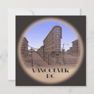 Invitations à Vancouver Personnalisées Vancouver R