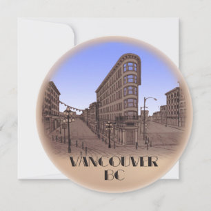 Invitations à Vancouver Personnalisées Vancouver R