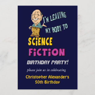 Invitations amusantes à la fête d'anniversaire des