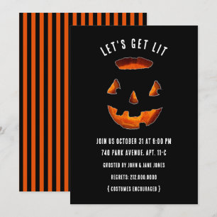 Invitations amusantes de la fête d'Halloween