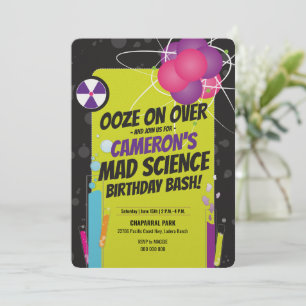 Invitations   Anniversaire   Mad Science