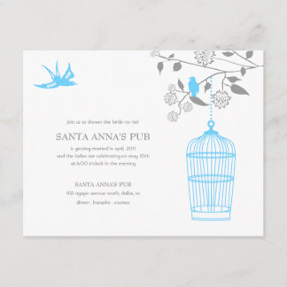 Invitations Aqua Marigold Bridal Showeuse