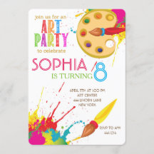 Invitations Art Party