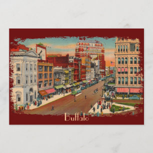 Invitations au Buffalo Party de Main Street Vintag