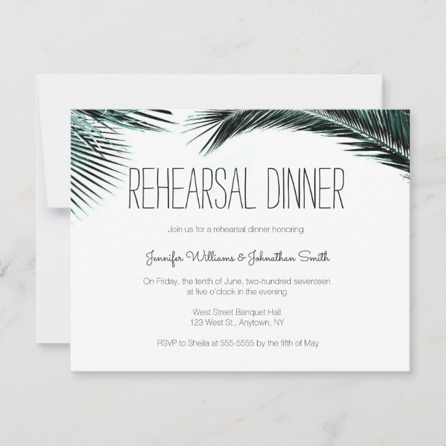 Invitations au dîner de la répétition de la destin (Devant)