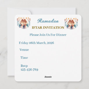 Invitations au dîner d'Iftar