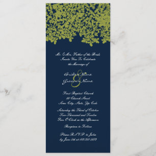 Invitations au mariage de Navu et de la flore de c