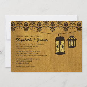 Invitations au mariage des Lanternes