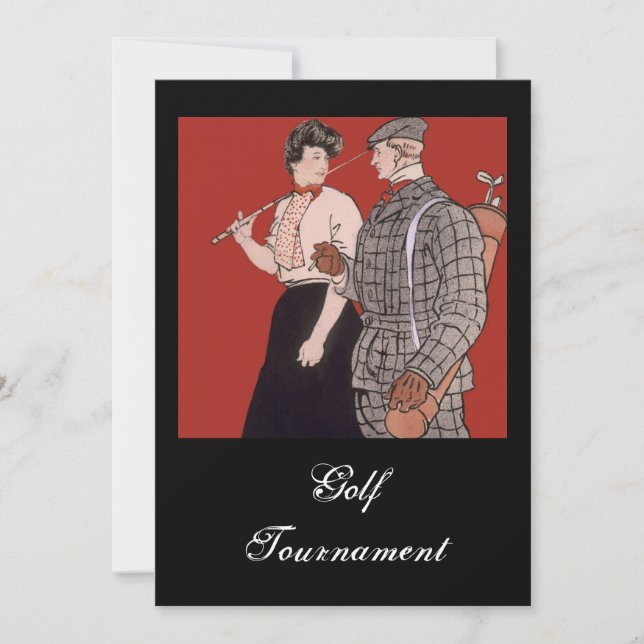  Invitations au tournoi de golf (Devant)